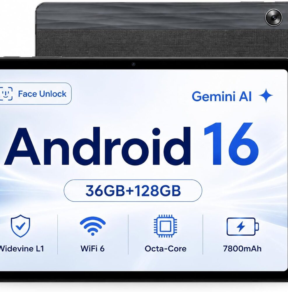 Android Tablet 11 inch with Octa-Core Processor, 36GBRAM+128GB Storage